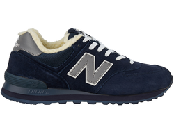New Balance 574 Navy Blue с мехом