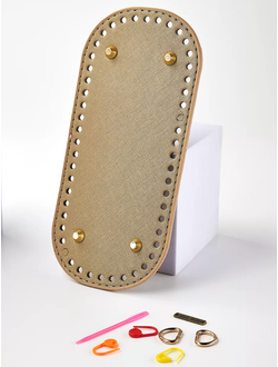 Донышко для вязания и фурнитура 20х12