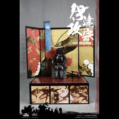 Самурай Датэ Масамунэ (Эксклюзивная версия) - Коллекционная фигурка 1/12 PALM EMPIRES - DATE MASAMUNE (EXCLUSIVE EDITION) (PE007) - COOMODEL