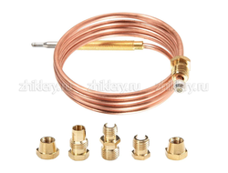 Термопара для газовой плиты (универсальная), L-900мм, 5 гаек