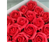 УЦЕНКА Розы из мыла "Корея" 50 шт Красный (см. доп. фото)