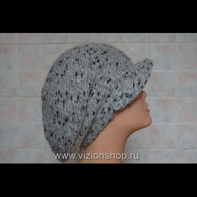 Зимняя кепка для женщин Италия Vizio 5520 серая