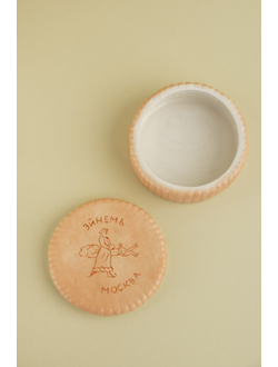 Шкатулка "Печенье", круглая