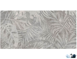 Плитка настенная Belani Jardin Декор серый 250х500 мм вставка с люстром купить в магазине Marysя