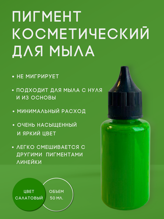 Пигментная паста концентрат Салатовый 50 мл