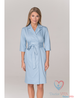 ПЛАТЬЕ медицинское Dr.Super "Spring" голубое