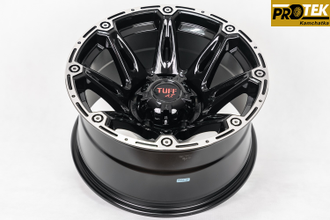 Комплект дисков R17 9,0J ET-40 5*150 TUFF A.T. T-01 Черный с полированным ободом (R606)