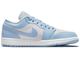серо-синие женские кроссовки Nike Air Jordan 1 Womens Low 'Aluminum' DC0774-050
