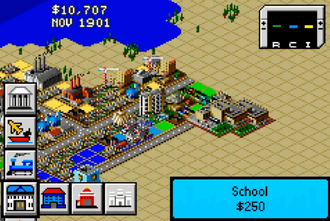 Sim city 2000, Игра для GBA (No Box) Русская версия