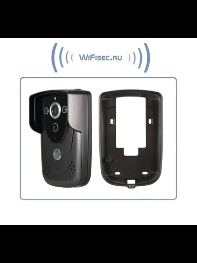 WiFi/LAN/СИМ вызывная панель видеодомофона, интерком связь с активным подавлением шума, открытие замка через мобильное приложение, HD. до - 10 град.С.