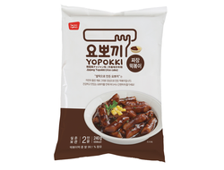 Jjajang Topokki (rice cake)/ Токпокки с соусом Чачжан (рисовые палочки с соусом) (240 г)