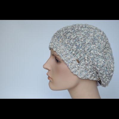 Берет Vizio Италия 1220 ВO летний белый с голубым