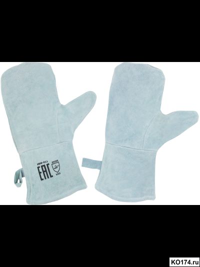 Рукавицы сварщика спилковые двупалые