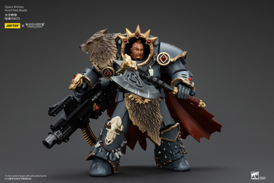 Хварл Красный Клинок, Ярл Космических Волков (Warhammer Horus Heresy) - КОЛЛЕКЦИОННАЯ ФИГУРКА 1/18 Space Wolves Hvarl Red-Blade (JT00140) - JOYTOY