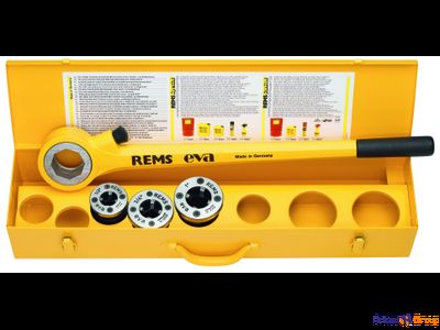 Ручной резьбонарезной клупп Rems EVA R 1/2" - 3/4" - 1" в стальном ящике