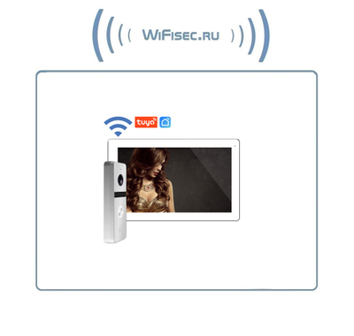 FREEDOM 10 FHD WIFI KIT - комплект из 10" сенсорного Full HD WIFI монитора и вызывной панели, с DVR (Tuya/Smart Life)