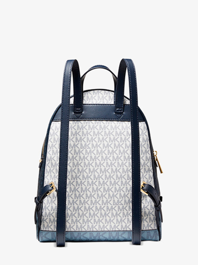 Рюкзак Michael Kors Rhea Medium голубая с белым