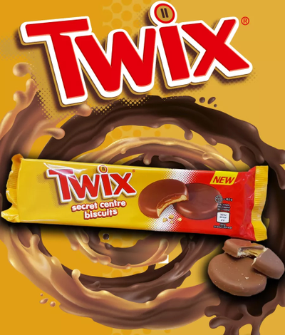 Печенье Twix Secret Centre Biscuits