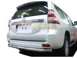 Защита заднего бампера d76 для Toyota Land Cruiser Prado 150 (2017-...)