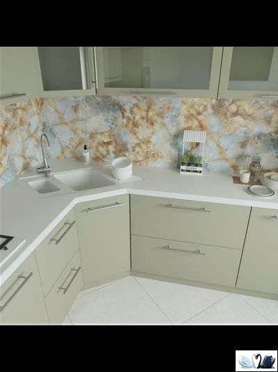 Керамогранит NB CERAMIC Agora Blue P2153 60 х 120 см голубой полированный