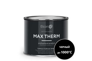 Эмаль термостойкая Elcon черная 0.4 кг (до 1000ºС)