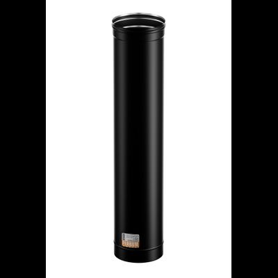 Дымоход 1,0 м (430/0,8 мм / эмаль /600° черная) D 115