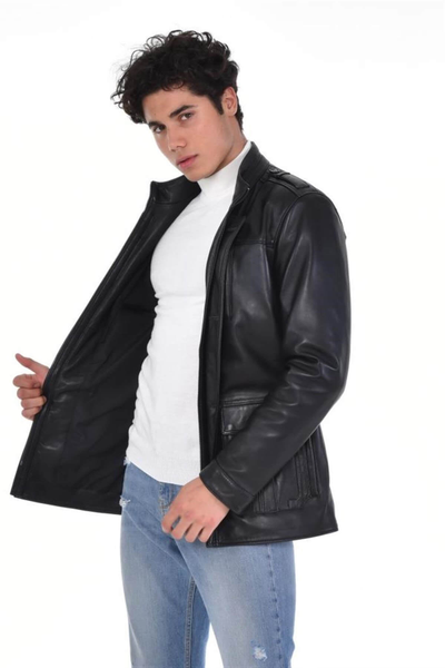 кожаная куртка мужская