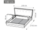 Кровать "Urano" с п/механизмом 180х200 см