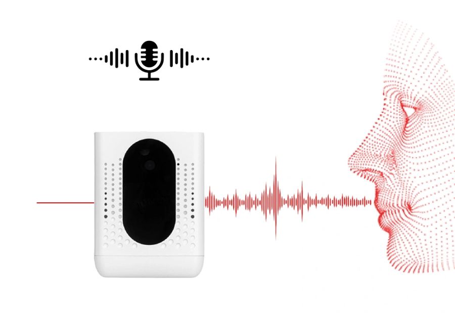DE/AR07 Wi-Fi аудио диктофон в корпусе очистителя воздуха, встроенный регистратор, доступ с мобильно
