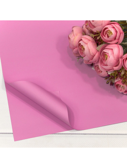 Пленка матовая в листах "Корейская" 56*56см 20шт Бледно-пурпурный ПЛ28/5