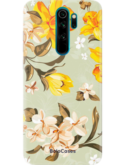 Чехол для Xiaomi с цветочным дизайном №150