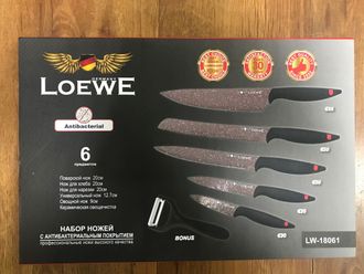 Набор ножей 6 предметов LW-18061 LoewE оптом