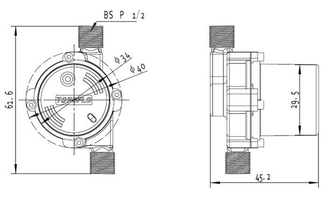 Насос солнечный циркуляционный TD5/PV-A17-2504-M (DC, 12/24 В)