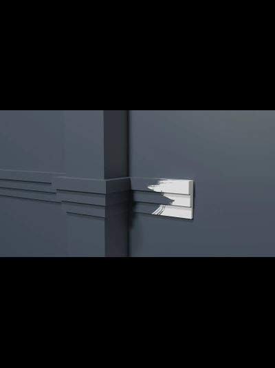 Молдинг Decor Dizain DD624, дюрополимерный, влагостойкий, под покраску, длина 2 м