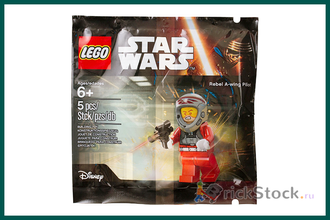 # 5004408 Минифигурка «Пилот А–Крылого Истребителя Повстанцев» / “Rebel A–Wing Pilot” Minifigure (Polybag 2016)