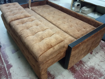 Диван -кровать "Акцент" коричневый (НМ)