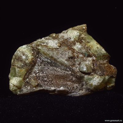 Берилл в слюдите. Россия. 65*53*25мм