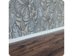 Плинтус ХДФ Dollken Cubu Flex Life 60мм Х 2,5 м 1013/5012 Белый в интерьере 4