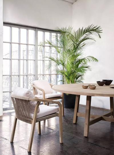 Стол круглый из акации Rimini 180 см