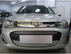 Защита радиатора Lada Kalina Cross 2015- (2 части) chrome