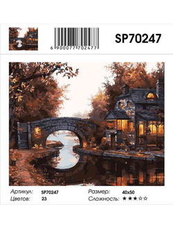 Картина по номерам SP70247 (40x50) Холст на подрамнике