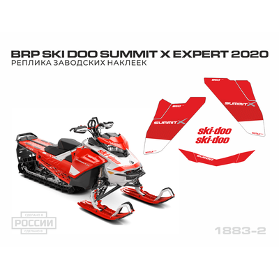 Наклейки на снегоход GEN4 G4 SKI DOO Summit X 2017 2018 2019 2020 скиду саммит мотопленка.рф