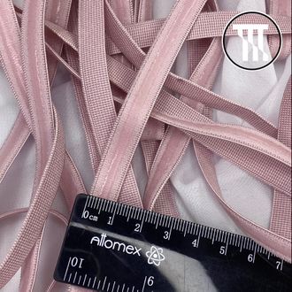 Резинка с силиконом, цв. Серебристый пион