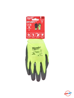 Перчатки сигнальные с сопротивлением порезам Milwaukee ур.1
