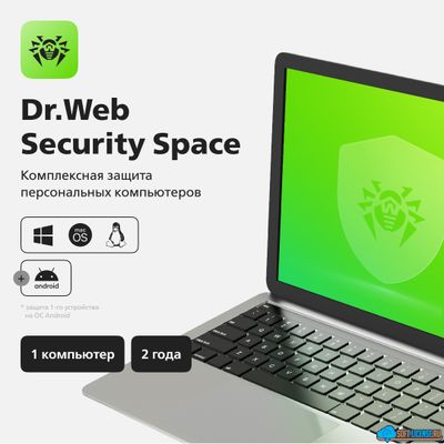 Dr.Web Security Space для 1 ПК на 2 года ( LHW-BK-24M-1-A3 )