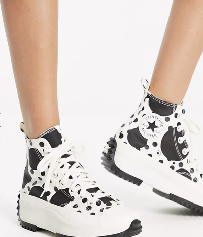Converse polka top dot platform
