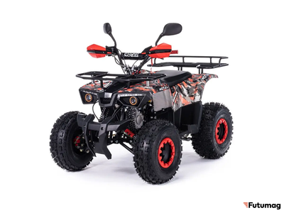 Квадроцикл MOTAX ATV Grizlik Premium 125cc Бензиновый Красный камуфляж