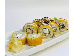 Ролл с соусом дор блю