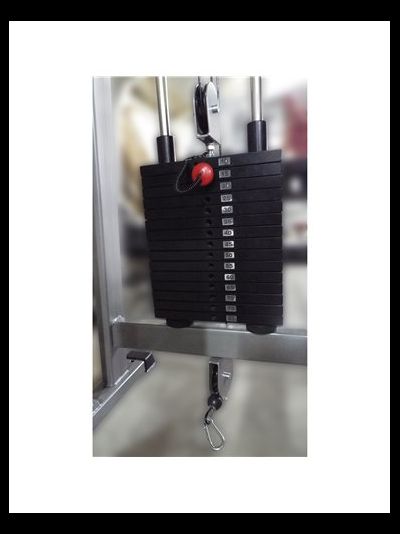 Блочная рама двойная (кроссовер) 2х70 кг AV202/80