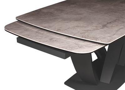 ENZO антрацит/ керамика ONIX LATTE глянец 180(+50+50)х90